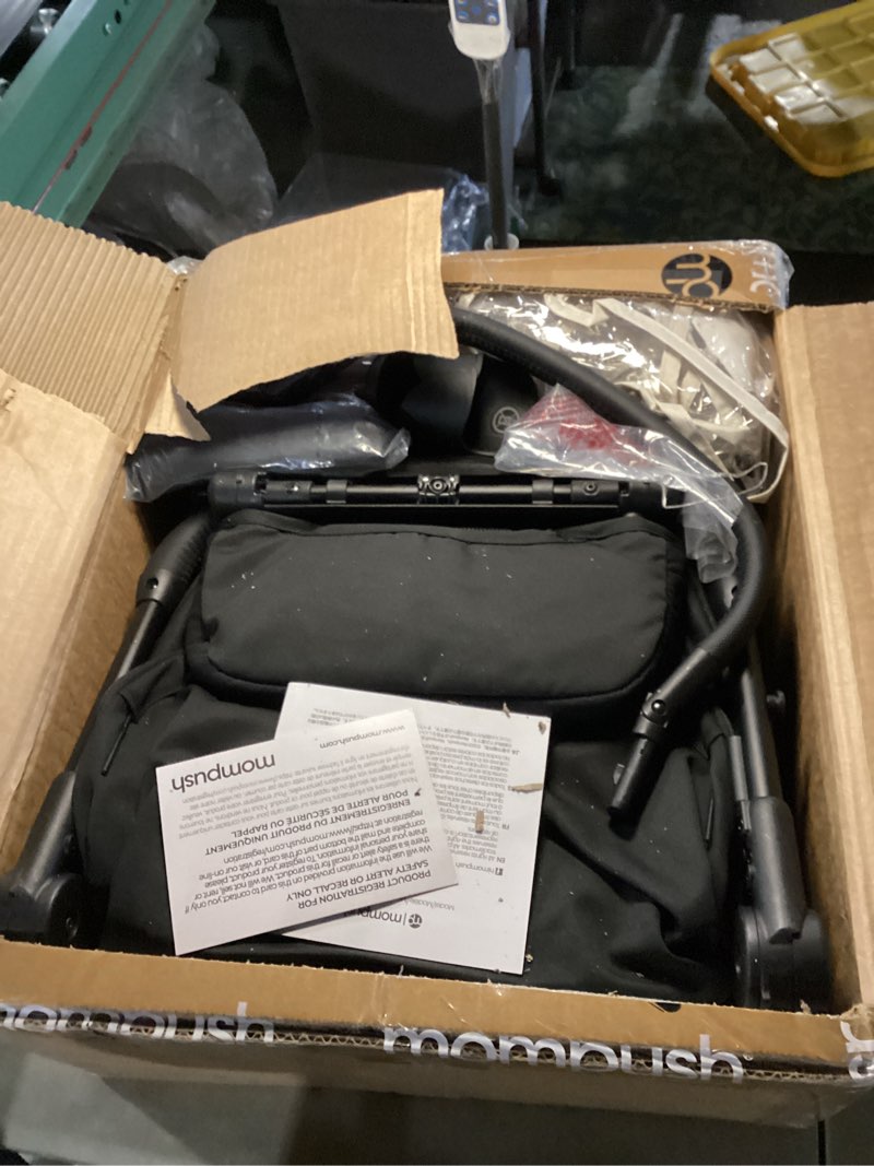 mompush nexis carbon travel stroller, ultra-lightweight 11.5 lbs, compact & airplane carry-on approv