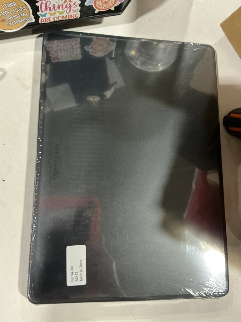 Condition photo showing Good Condition for blueswan anti-cracking hard shell case compatible with macbook pro 14-inch m5 2026 2025-2021 release m4 m3 m2 m1 pro/max chip, anti-fingerprint soft tpu bumper, frosted black