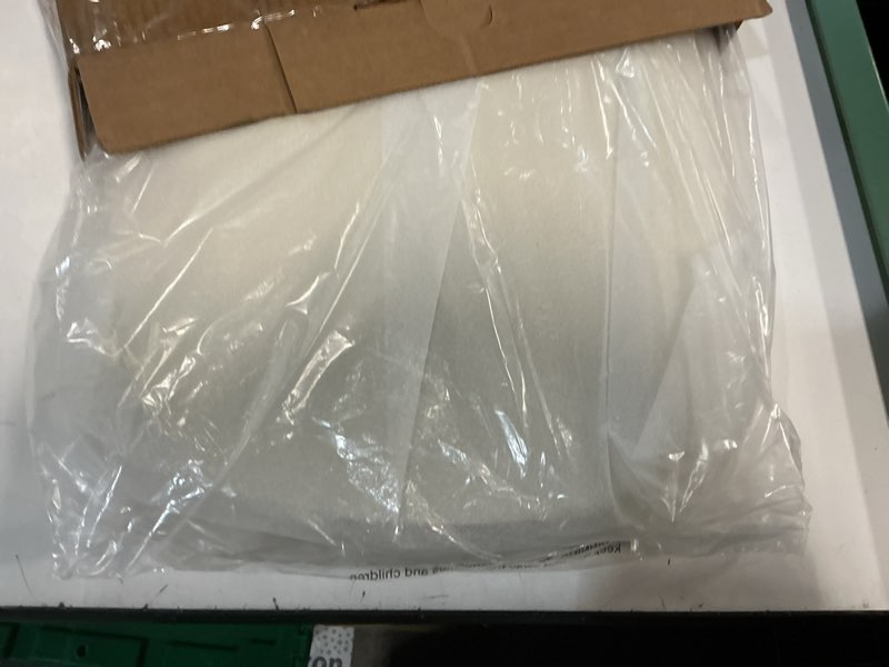 Condition photo showing Good Condition for centoco eljer emblem elongated toilet seat with square front, closed front with cover, residential, plastic, made in the usa, emb601-306, natural elongated 306-natural/bone