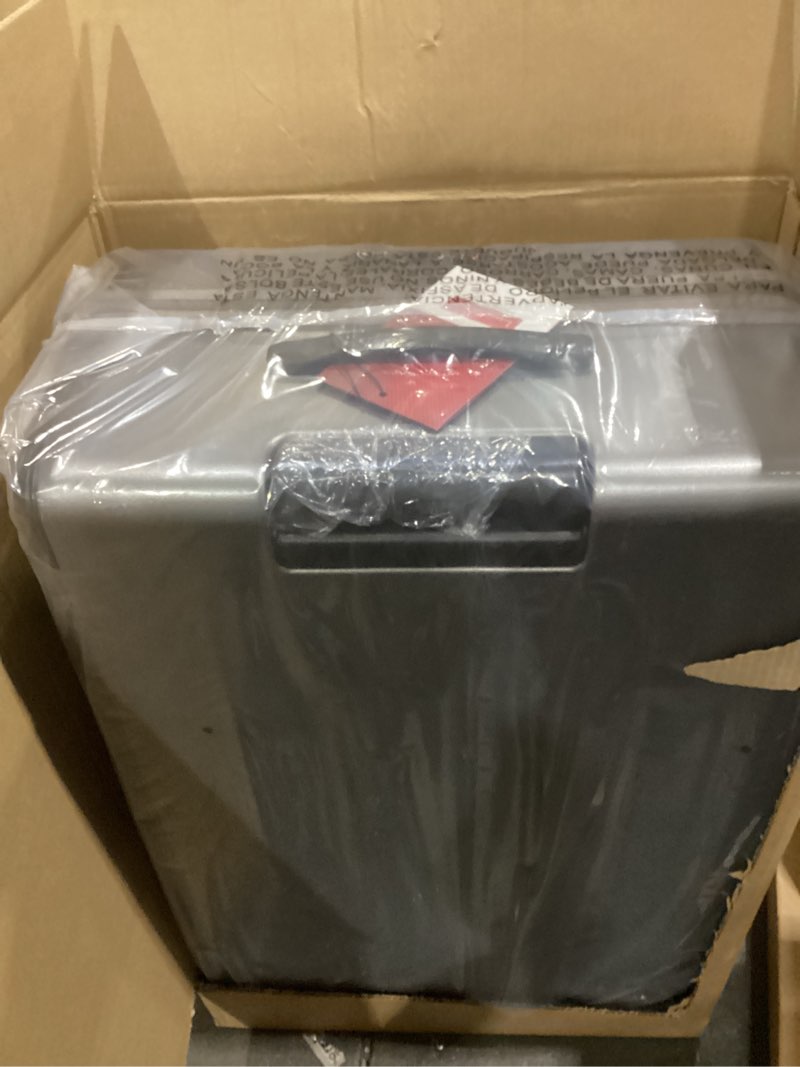 Condition photo showing Good Condition for premium 29 inch luggage, top opening aluminum frame airline approved abs+pc hard shell suitcases with silent wheels, tsa lock, front pocket and wet-dry separated six-piece set dark grey checked 29-inch