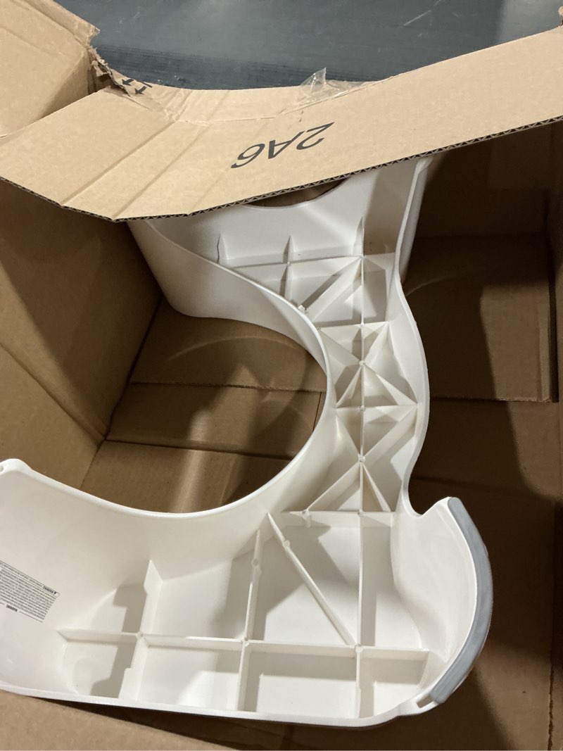 Condition photo showing As Is for Squatty Potty The Original Bathroom Toilet Stool, 7 Inch height, White White Original 7"