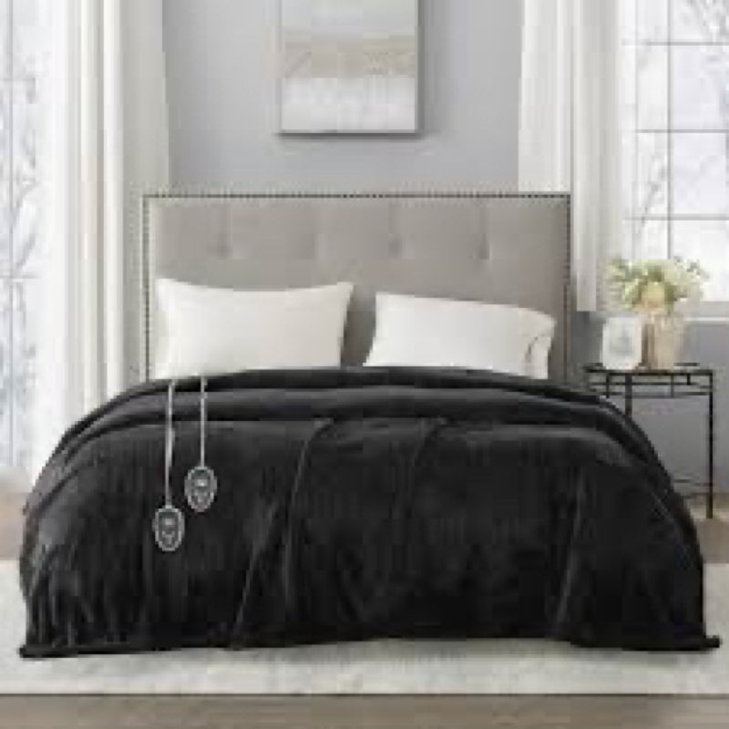 heated plush ultra-soft electric blanket
