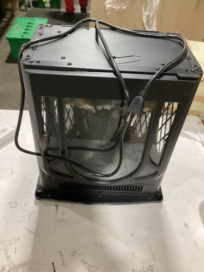 Condition photo showing Good Condition for (Similar To)R.W.FLAME Electric Fireplace Heater 25\" with Remote Control, Cathedral Stylish, Different Flame Effects and Log Set Colors, Adjustable Brightness and Heating Mode, Overheating Safe Design