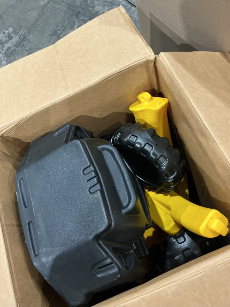 Condition photo showing As Is for little tikes cozy truck black ride on vehicle for kids aged 18 months to 5 years