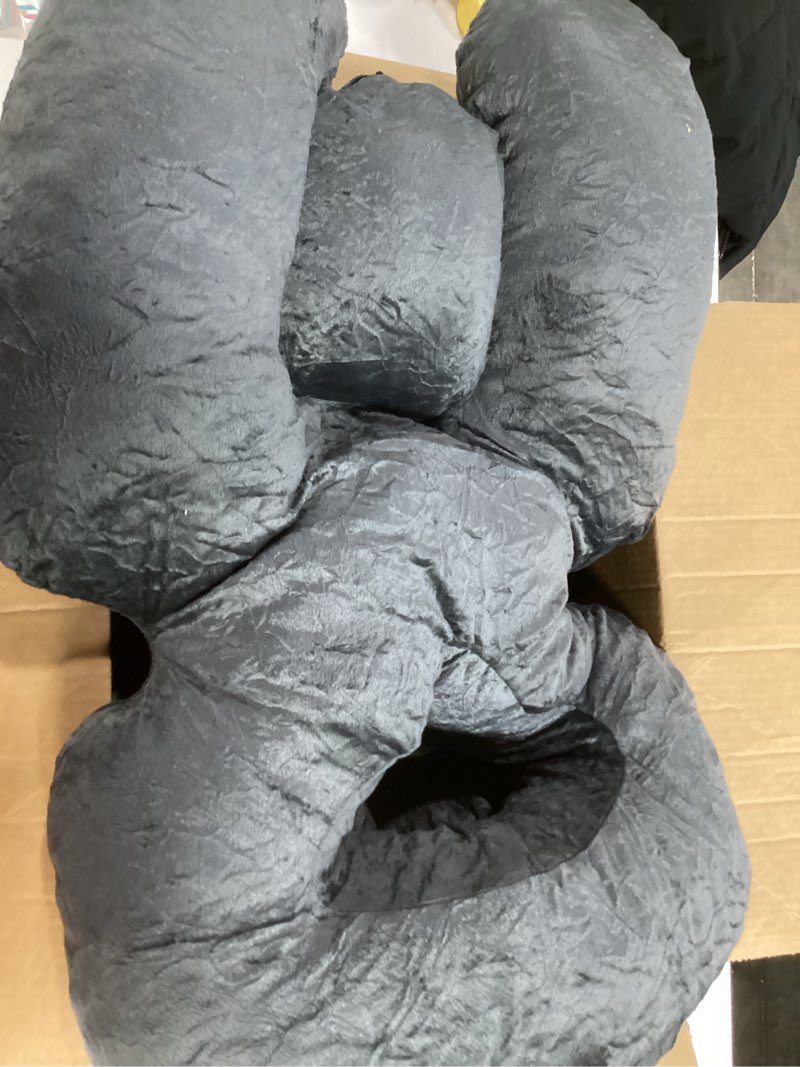 Condition photo showing Good Condition for Zomaple Face Down Chair After Eye Surgery – Memory Foam, Washable Cover, & Ventilated Design – Facedown Pillow for Sleeping, BBL Equipment, Retinal & Vitrectomy Recovery Velvet Grey