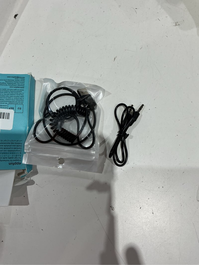 Condition photo showing Good Condition for eppfun bluetooth fm transmitter for car, aux adapter, bluetooth receiver for car music/hands-free calls/stereo audio