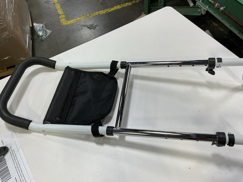 Condition photo showing As Is for Standing Aid Rail, 300LBS Assistance Handle for Seniors and People with Limited Mobility, Adjustable Height Standing Assist Aid with LED Sensor Lighting, Safety Grab Bar for Couch Chair Bedside Toilet