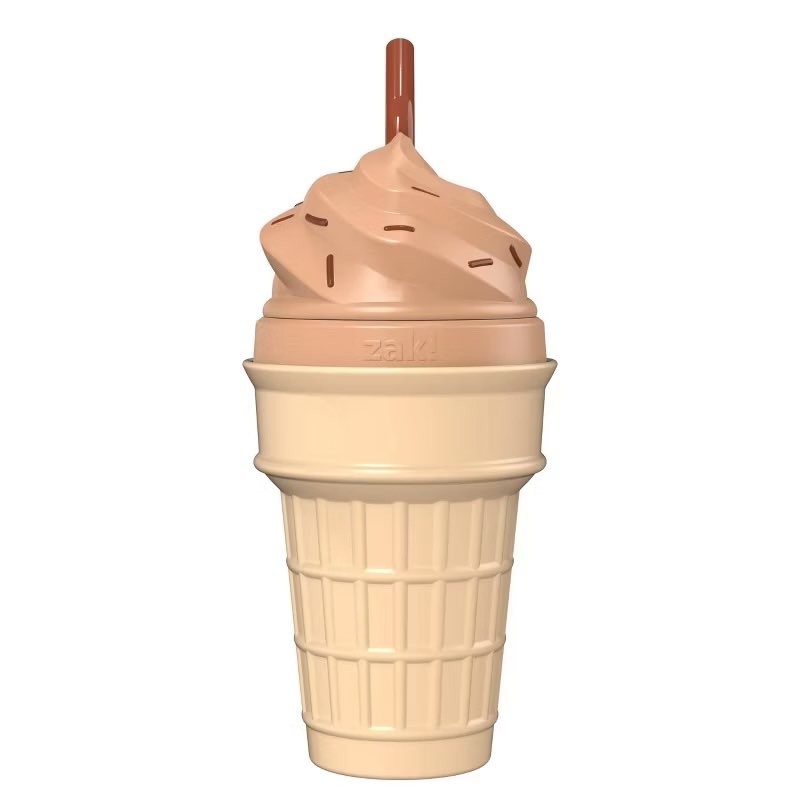 Case Pack Of 12))16 fl oz Zak Designs Ice Cream Hydration Vanilla Different Colors 