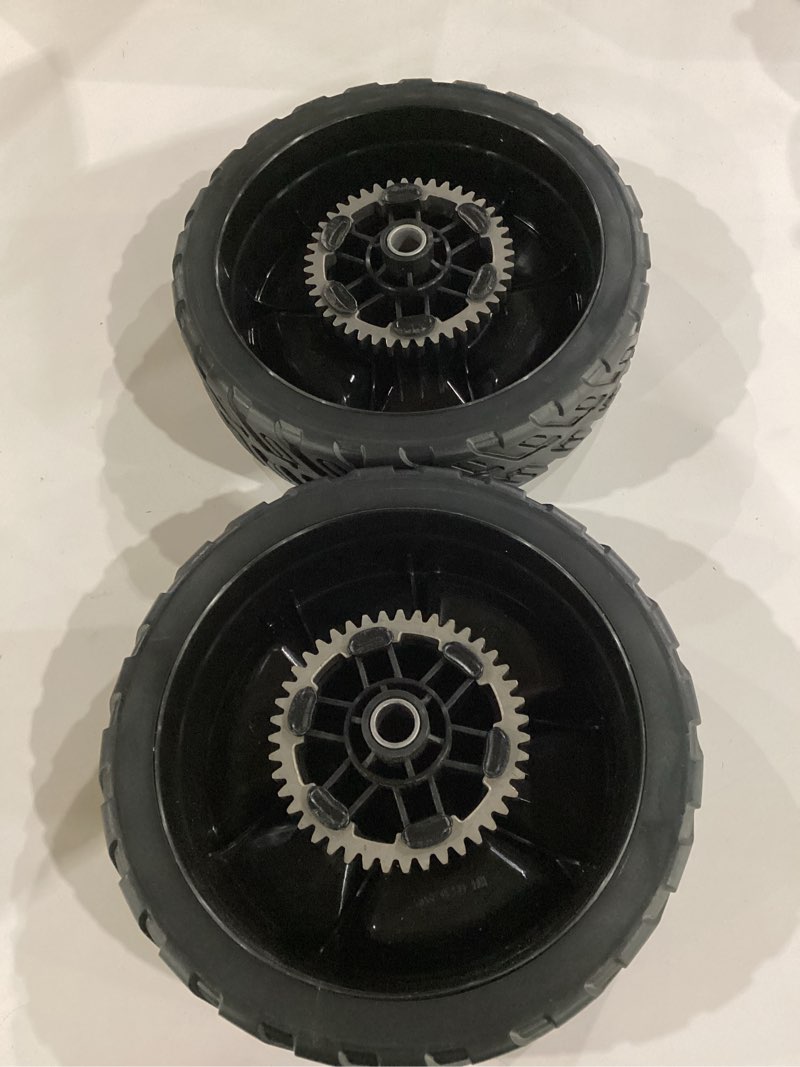 Condition photo showing Good Condition for lawn mower wheels kit 8" compatible with honda hrn216 walk behind lawnmower, front wheels 44710-vr8-n00za and rear wheels 42710-vr8-n00za