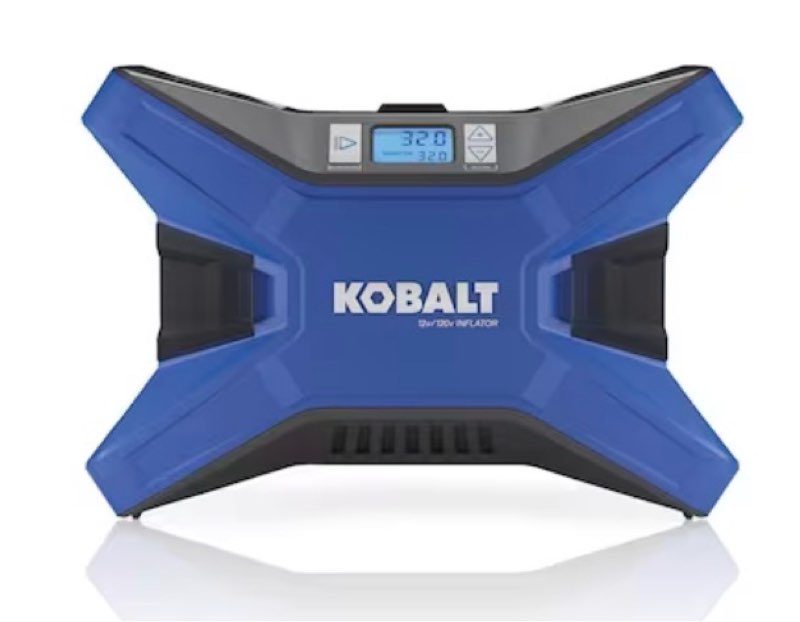 kobalt air inflator (power source: car/electric )