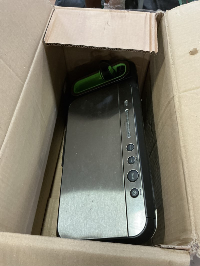 Condition photo showing As Is for FoodSaver V4400 2-in-1 Vacuum Sealer Machine with Automatic Vacuum Sealer Bag Detection and Starter Kit