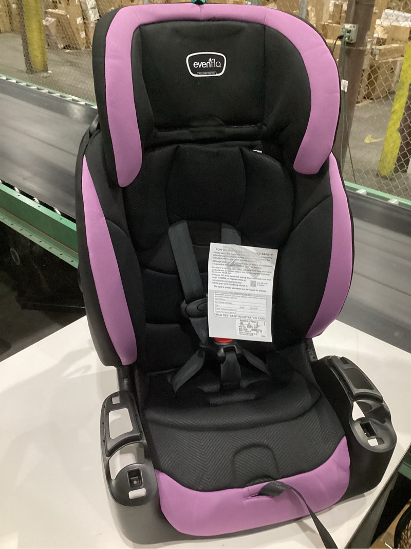 Condition photo showing Good Condition for Evenflo Maestro Sport Booster Car Seat (Whitney Purple)