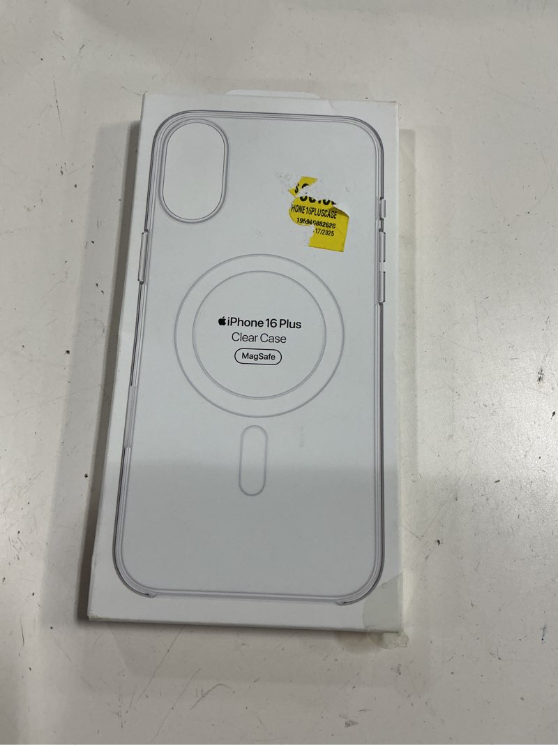 Condition photo showing New/Like New for apple iphone 16 plus clear case with magsafe