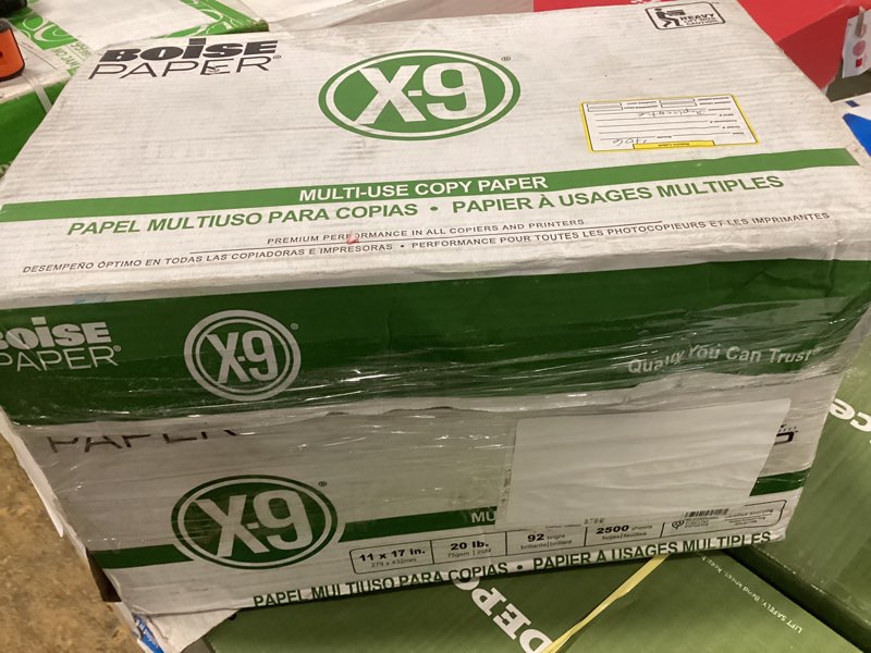 Condition photo showing Good Condition for Boise Paper X-9 Multi-Use Copy Paper, 11" x 17" Ledger, 92 Bright White, 20 lb, 5 Ream Carton (2,500 Sheets)