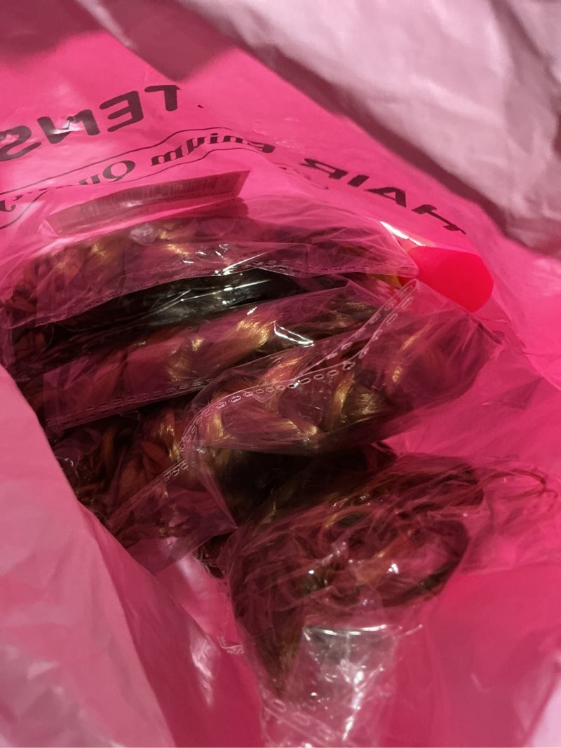 Condition photo showing Good Condition for prelooped gogo curl crochet hair 10 inch 7 packs short curly crochet hair for women pretwisted boho box braids with curly ends water wave curls synthetic hair extensions blonde mix brown p27/30