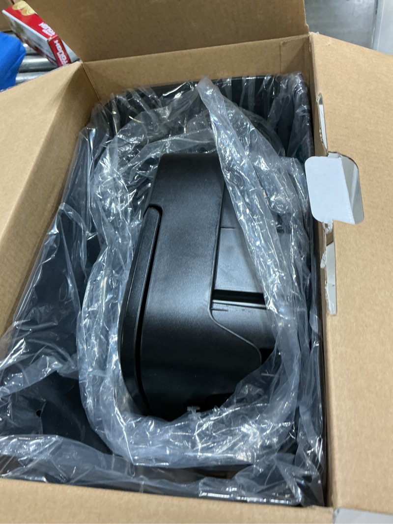 Condition photo showing As Is for pen+gear 6-sheet cross-cut paper/credit card shredder with 3.7 gallon bin, black, home & office use