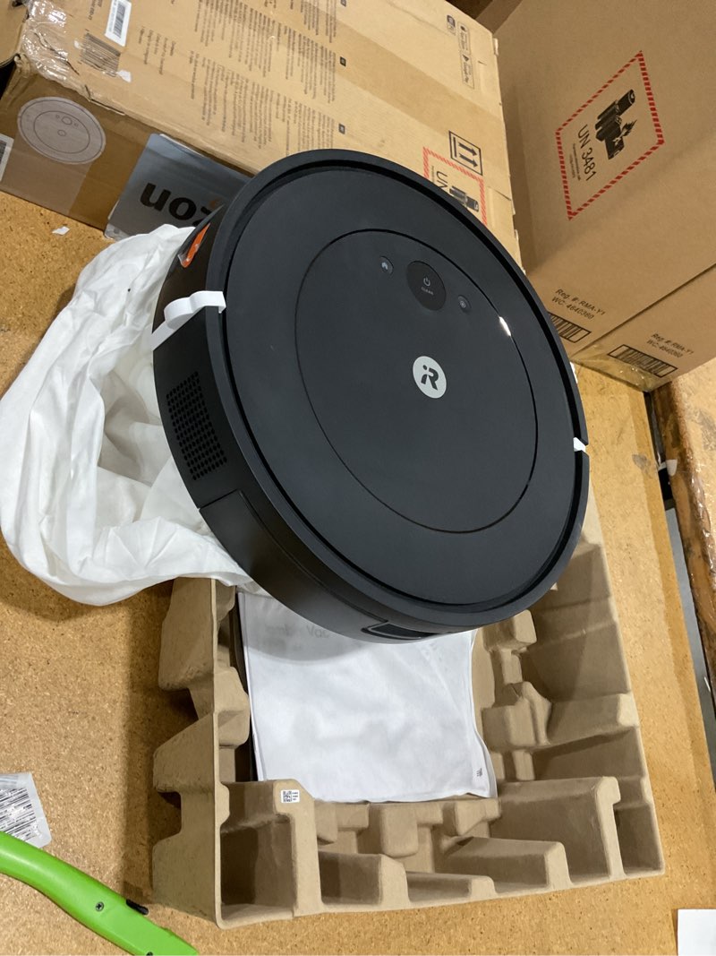 Condition photo showing Good Condition for irobot roomba vac robot vacuum (q0120) - easy to use, power-lifting suction, multi-surface cleaning, smart navigation cleans in neat rows, self-charging, alexa