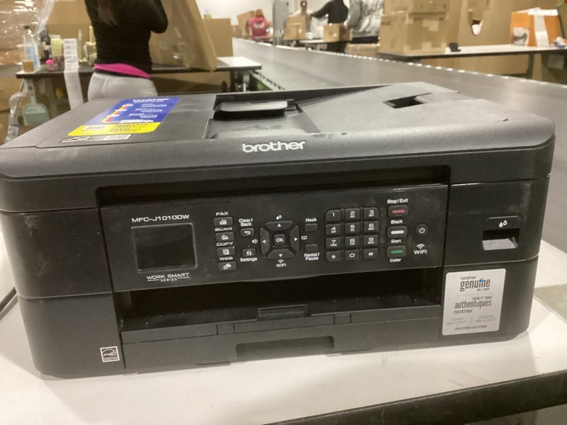 Condition photo showing As Is for Brother MFC-J1010DW Wireless Color Inkjet All-in-One Printer with Mobile Device and Duplex Printing, Refresh Subscription and Amazon Dash Replenishment Ready (Renewed Premium) Previous Model: MFCJ1010DW Renewed (Refurbished)