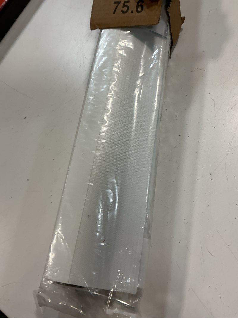 Condition photo showing Good Condition for lazblinds no-drill cordless zebra blinds - dual layer light filtering & room darkening, free-stop lift, easy install, day & night privacy with valance for window 30" w x 72" h, white 30"w x 72"h white