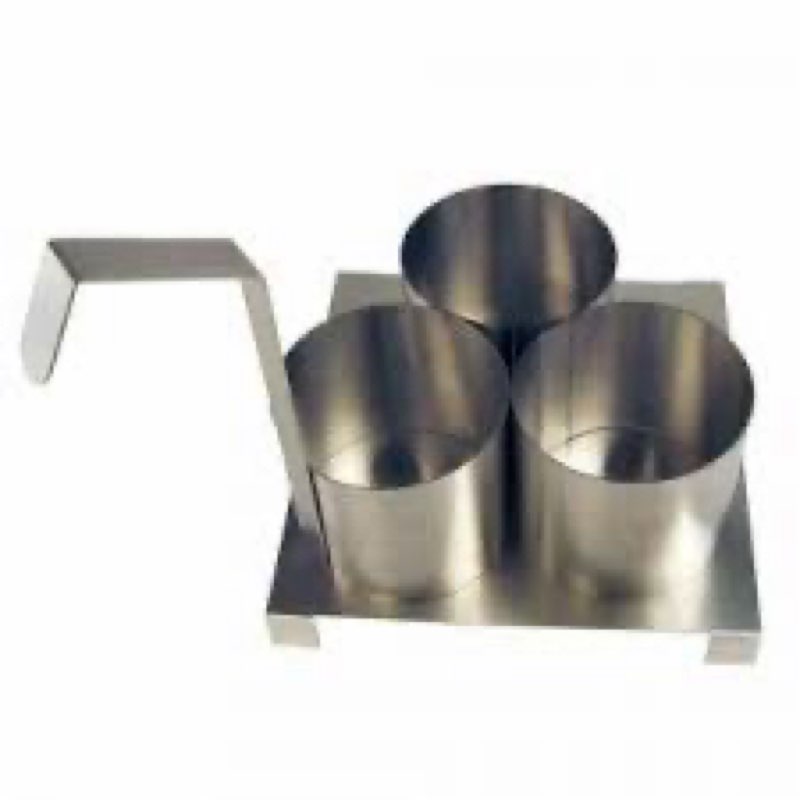 paragon international funnel cake mold ring with base plate, 4.5 in.