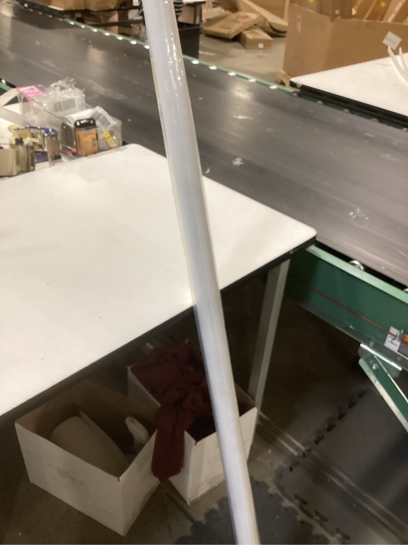 Condition photo showing As Is for levolor blackout roller shade - 73-in x 78-in - vinyl - white 2043759