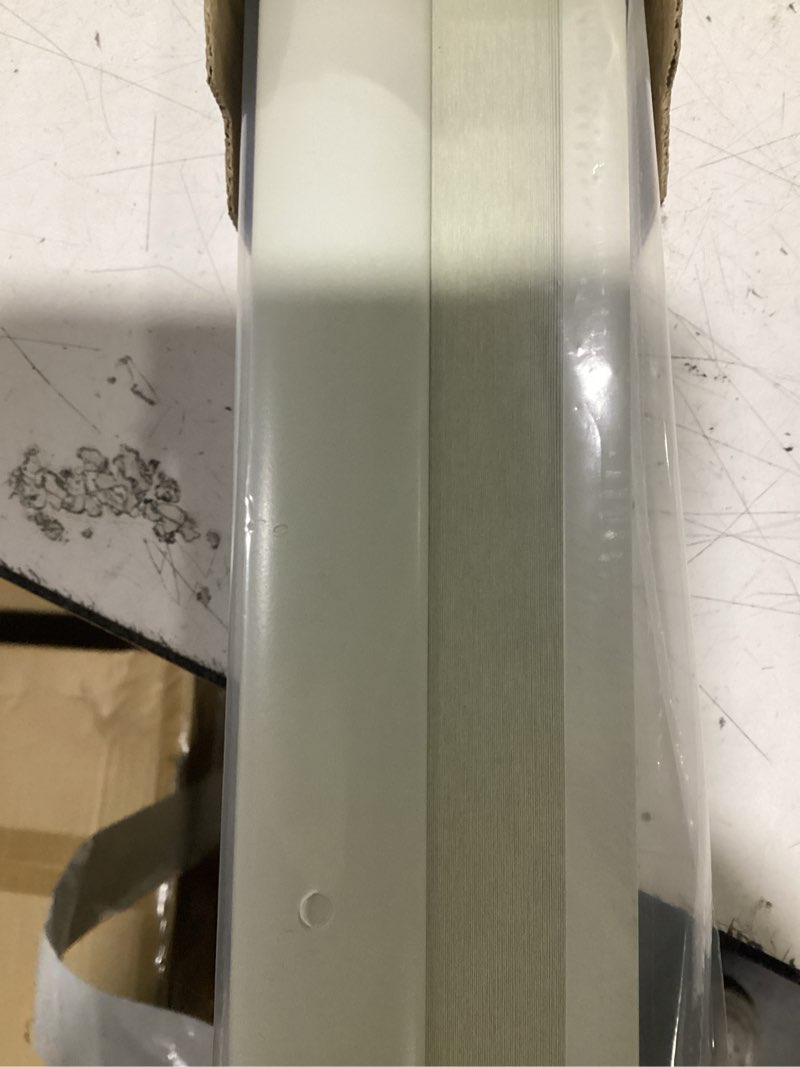 Condition photo showing As Is for joydeco no tools no drill window blinds for indoor windows, blackout shades cellular shades cordless, no drill blinds for windows, window shades for home, bedrooms, doors (beige, 22" w x 64" h) beige - no drill design 22"w x 64"h