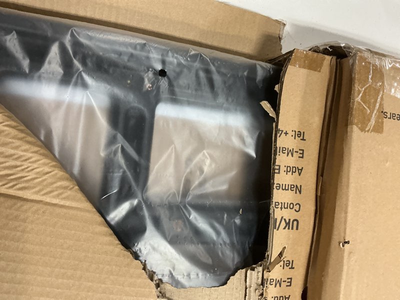 Condition photo showing New/Like New for cyfie wall mount large basketball hoop with door hooks, 32" x 23" backboard, ball and rim, outdoor lndoor basketball hoops games set for youth adults kids gifts