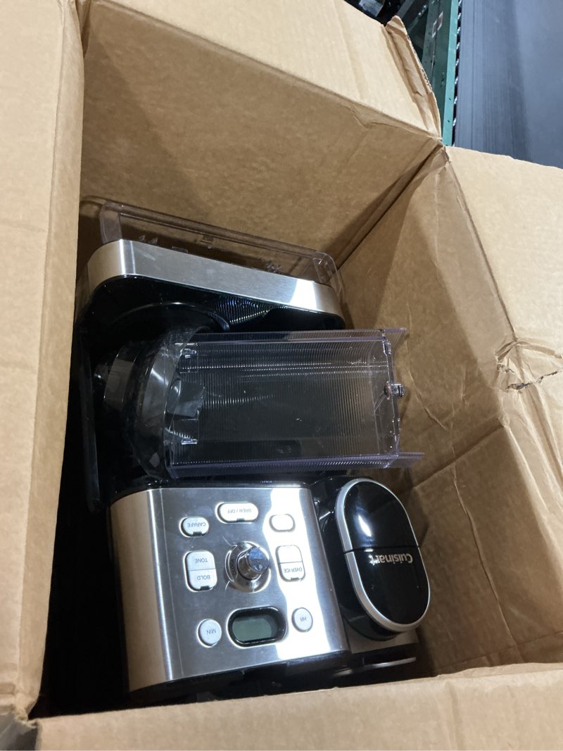 Condition photo showing As Is for CUISINART Coffee Center® 10-Cup Thermal Coffeemaker and Single-Serve Brewer