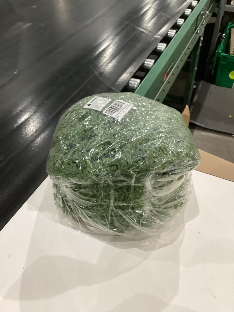 Condition photo showing New/Like New for 2Pcs 6FT Christmas Cedar Garland,Realistic Green Pine Garland,Artificial Cypress Garlands for Mantle Fireplace Table Door Wall Upstairs Indoor Outdoor Xmas Holiday Decorations Cedar Garland 2x6FT