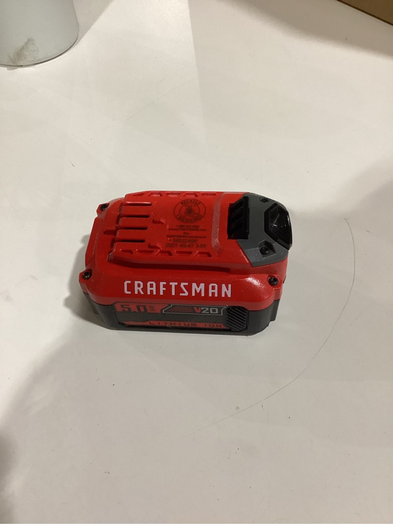 craftsman charger 5.0ah v20