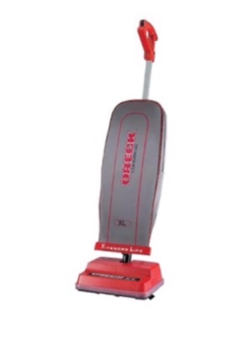 oreck commercial professional vacuum cleaner, bagged upright vac for carpets and hard floor, lightweight, high-speed double helix brush roll, powerful vacuum cleaners for commercial use upright vacuum with endurolife belt