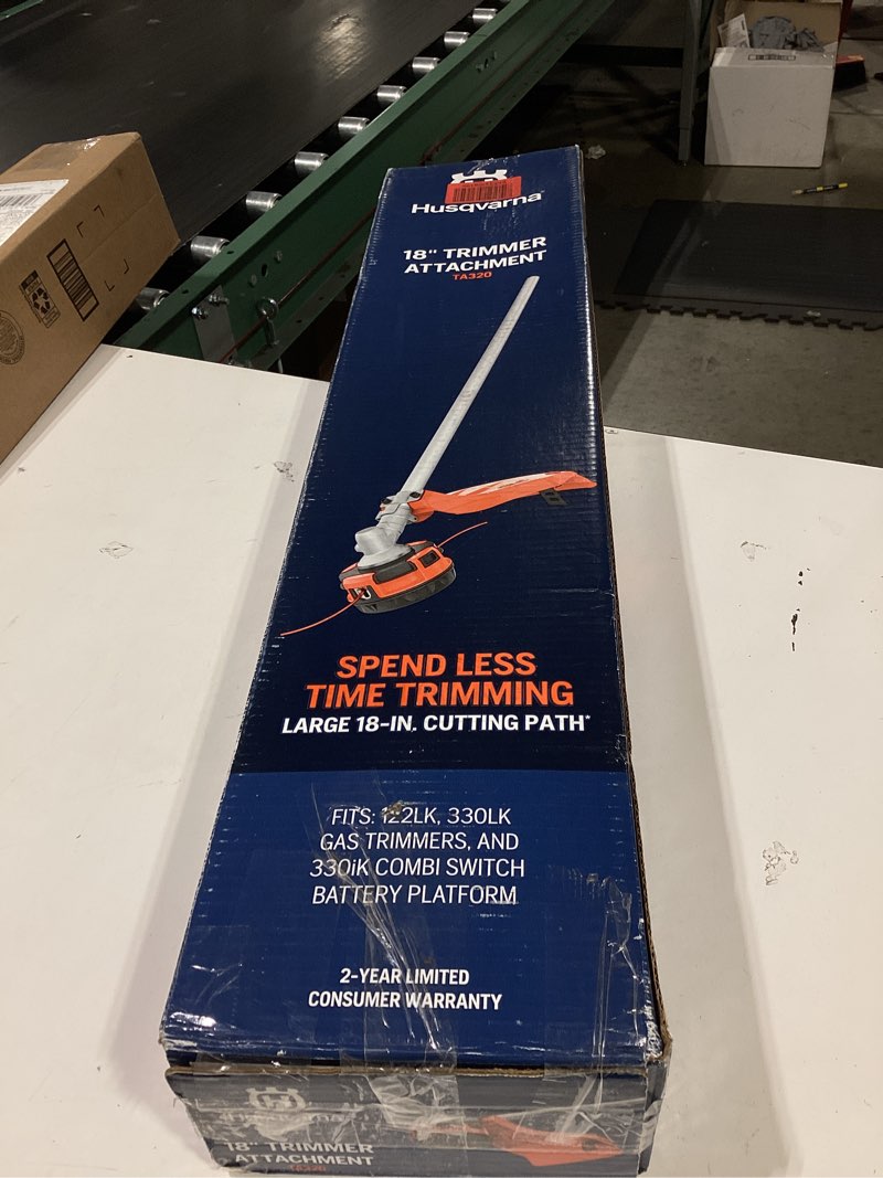 Condition photo showing As Is for 18 trimmer attachment