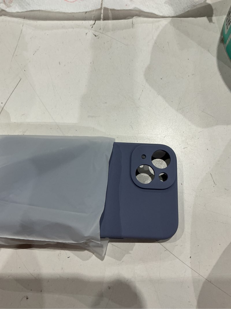 Condition photo showing Good Condition for miracase designed for iphone 14 case,[upgraded enhanced camera protection],shockproof liquid silicone case with microfiber lining, 6.1 inch,lavender grey lavender gray iphone 14
