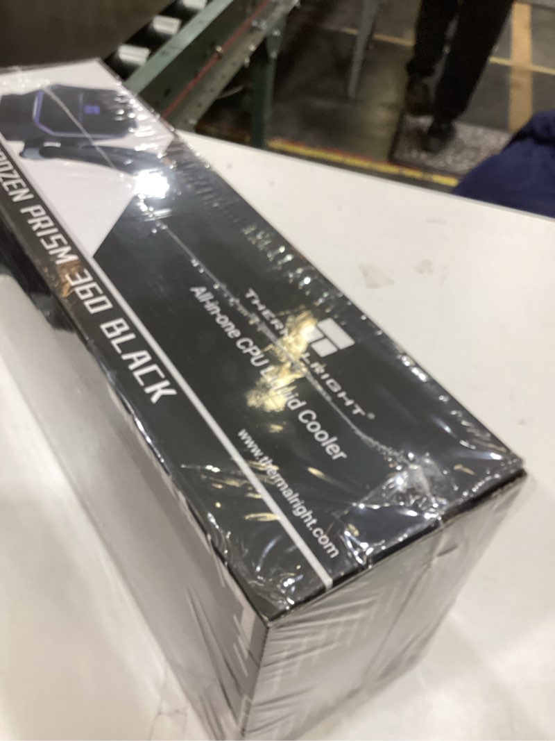 Condition photo showing New/Like New for Thermalright Frozen Prism 360 Black CPU Liquid Cooler,Efficient PWM Controlled Pump 3300RPM,TL-E12 V2 Series PWM Fan×3,Water Cooling Computer Parts,for AMD AM4/AM5,Intel 1150/1156/1200/1700/2011 FP360 BLACK