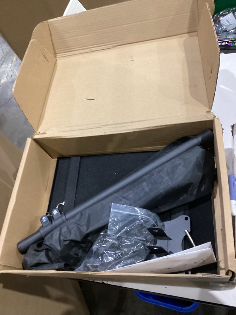 Condition photo showing As Is for Projector Stand Tripod Adjustable, Laptop Height from 23.5 to 46.5 inches with Gooseneck Phone Holder, Floor for Office, Home, Stage, Studio, DJ Racks Holder Mount, 23.5inch-46.5inch A?23"-46" Black