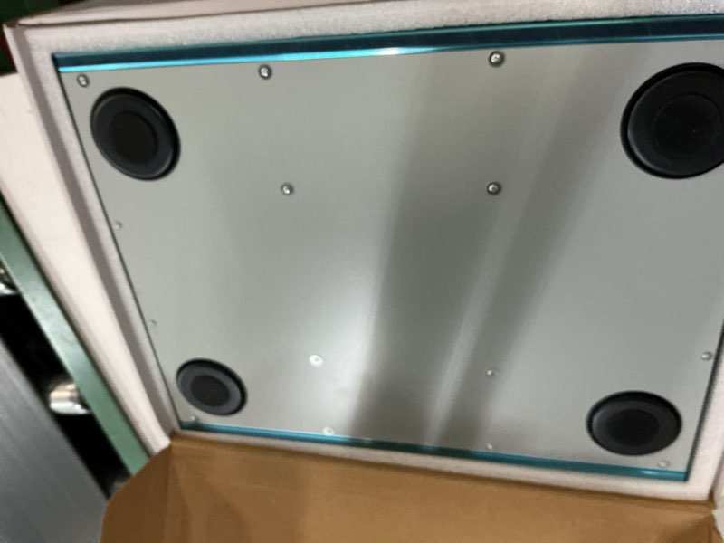 Condition photo showing New/Like New for digital postal scale,440lb x 10g accuracy shipping scale,stainless steel platforms,heavy duty scale with lcd/hold/tare functions,postage scale for packages,luggage scale,battery&usb included