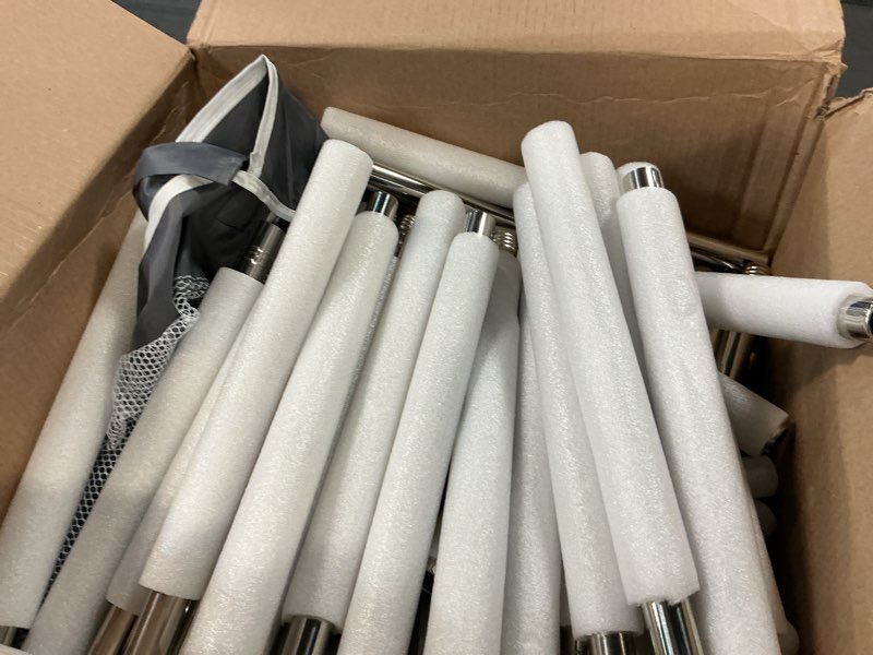 Condition photo showing As Is for Orian Baby Playpen Large Playpen for Babies and Toddlers, Oxford Fabric, Indoor & Outdoor Play Pen, 10 Colorful Balls, 4 Pull-Up Rings, Carry Bag (50x50)