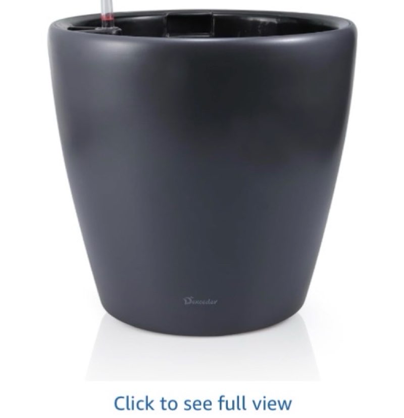 dexceder 13x12 self watering planter with wheels indoor outdoor, inner pot design, thickened large f