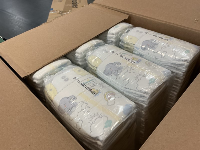 Condition photo showing Good Condition for pampers swaddlers diapers, size 2 (10-22 lbs), 186 count, absorbent, keeps baby dry and comfortable,