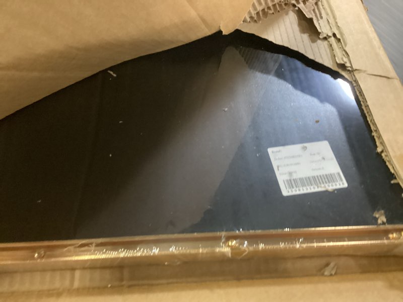 Condition photo showing New/Like New for Large Framed Modern Horse Wall Art, Contemporary Orange Gold Luxury Bright Picture Print Decor, Elegant Golden Minimalist Painting Artwork for Hallway Living Room Bedroom and Dining Room 30x30 Inch 30W" x 30H" orange