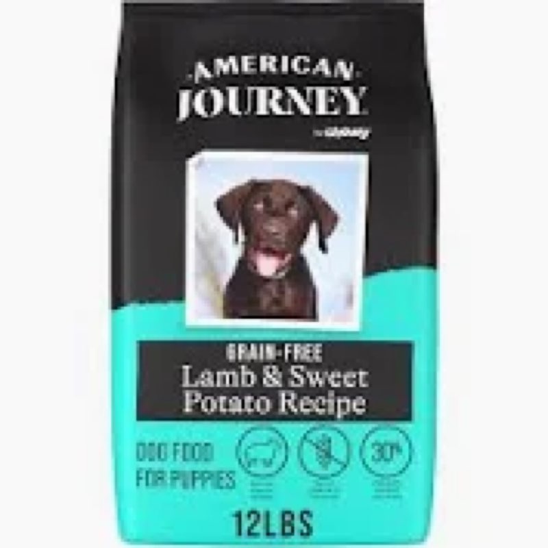 Best by 04/10/2026 American journey by chewie grain free lamb & sweet potato recipe 12lb