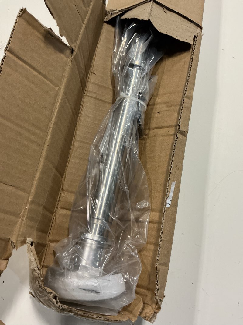 Condition photo showing Good Condition for briofox industrial shower curtain rod - 2-in-1 design tension curtain rod - never rust non-slip 43 to 72 inch 304 stainless steel, brushed nickel window curtain rod 43-72 inches brushed nickel