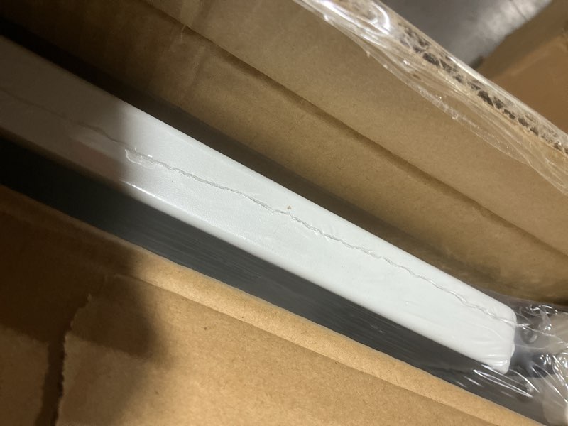 Condition photo showing Good Condition for BOCOM 2 Step Ladder, Lightweight Portable Foldable Collapsible Folding Sturdy Iron Metal Step Stool with Anti-Slip Wide Pedal, Heavy Duty 330 lbs Capacity, for Home, Kitchen, Closet, Adults, White White 2-Step