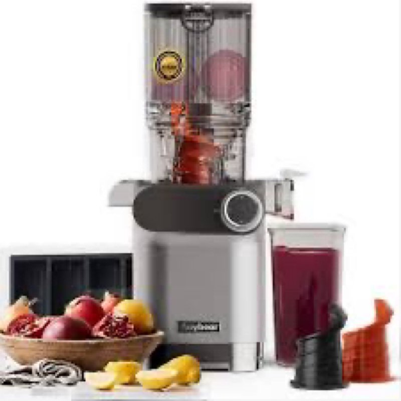 Cold Press Juicer, Masticating Juicer with Large Feed Chute Fit Whole Fruits & Vegetables?Stainless  ( incomplete 
