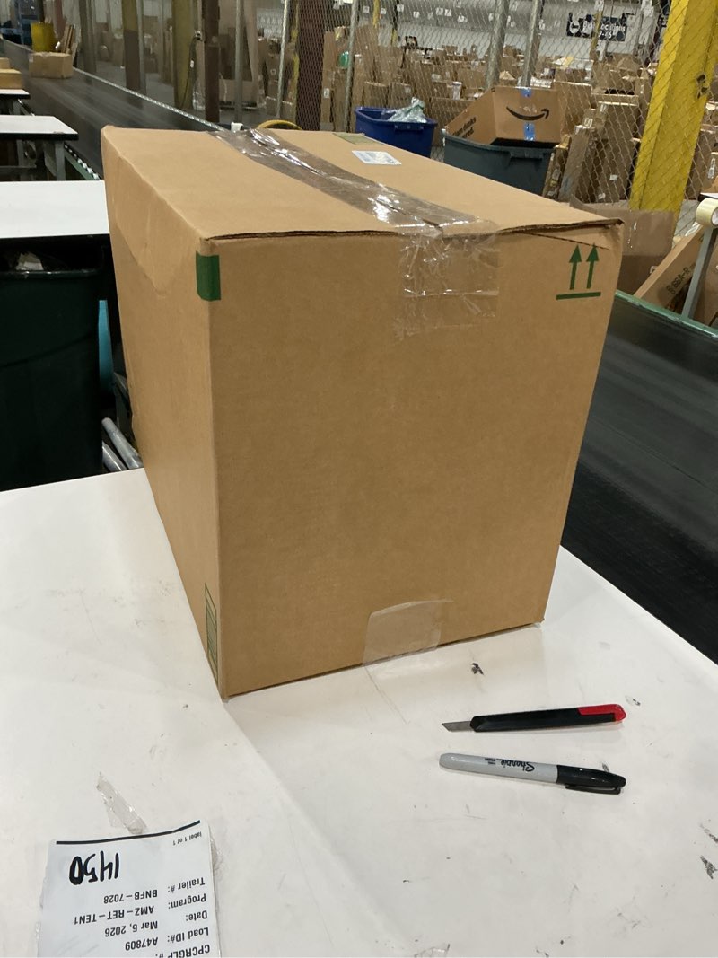 Condition photo showing Good Condition for WondRg 5x5 Washable Neutral Round Rug Beige Vintage Entryway Kitchen Cirlce Rug Non-Slip Soft Low Pi