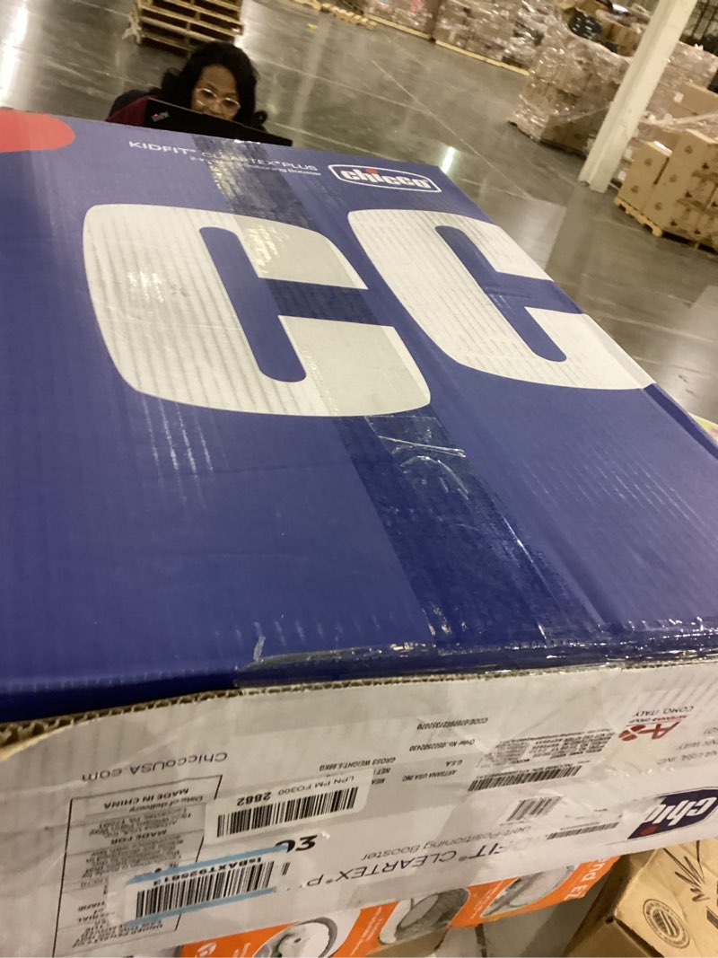 Condition photo showing New/Like New for Chicco KidFit ClearTex Plus 2-in-1 Belt-Positioning Booster Car Seat, Backless and High Back Booster Seat, for Children Aged 4 Years and up and 40-100 lbs. | Lilac/Purple KidFit ClearTex Plus Lilac