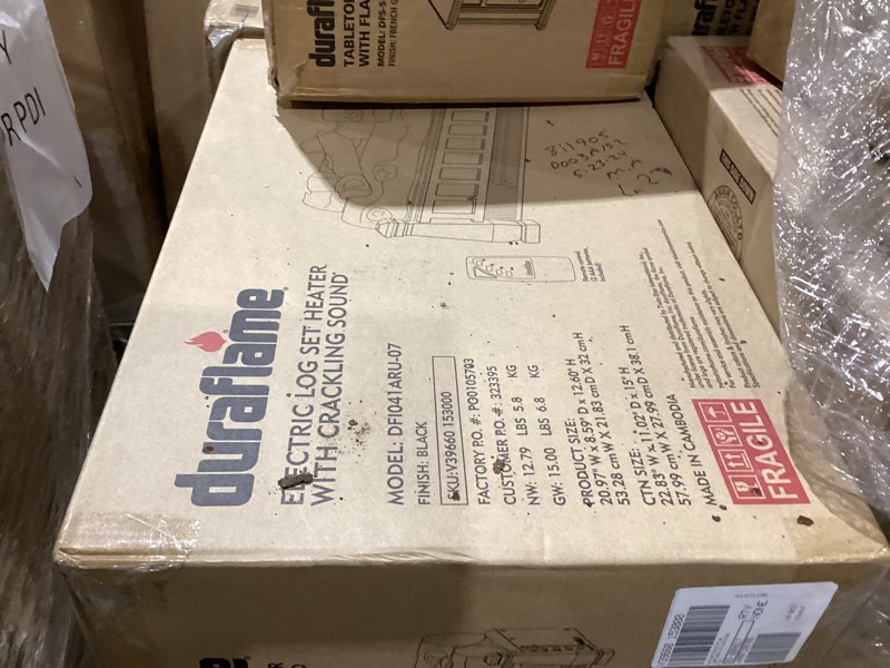 Condition photo showing New/Like New for duraflame Electric Log Set Heater with Crackling Sound - DFI041ARU-07 - Black