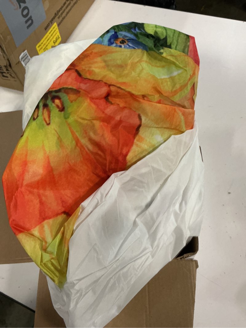 Condition photo showing As Is for 5ft spring floral inflatable outdoor decorations blow up mason jar flowers built in led lights for hello spring summer yard lawn supplies spring flowers