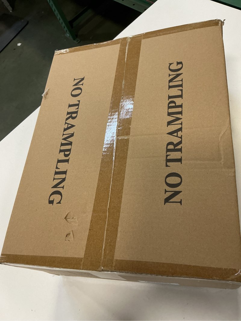 Condition photo showing New/Like New for Dining Room Light Fixture/Chandelier Over Table,4-Light Kitchen Island Lighting Hanging for Wood Farmhouse Chandeliers Antique White Rustic Pendant with Withe Milk Glass Globes Lampshades Antique White 4-Lights/L24 ''