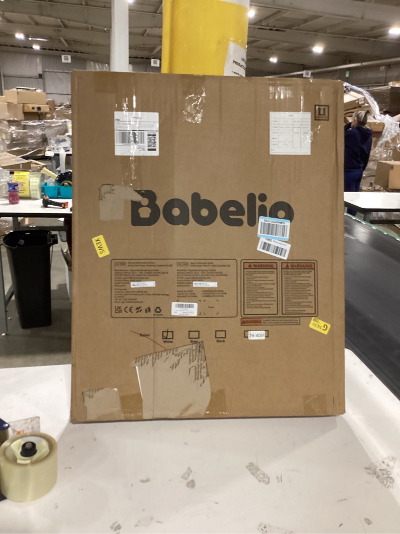 Condition photo showing New/Like New for Babelio Baby Gate for Doorways and Stairs, 26''-40'' Auto Close Dog/Puppy Gate, Easy Install, Pressure Mounted, No Drilling, fits for Narrow and Wide Doorways, Safety Gate w/Door for Child and Pets